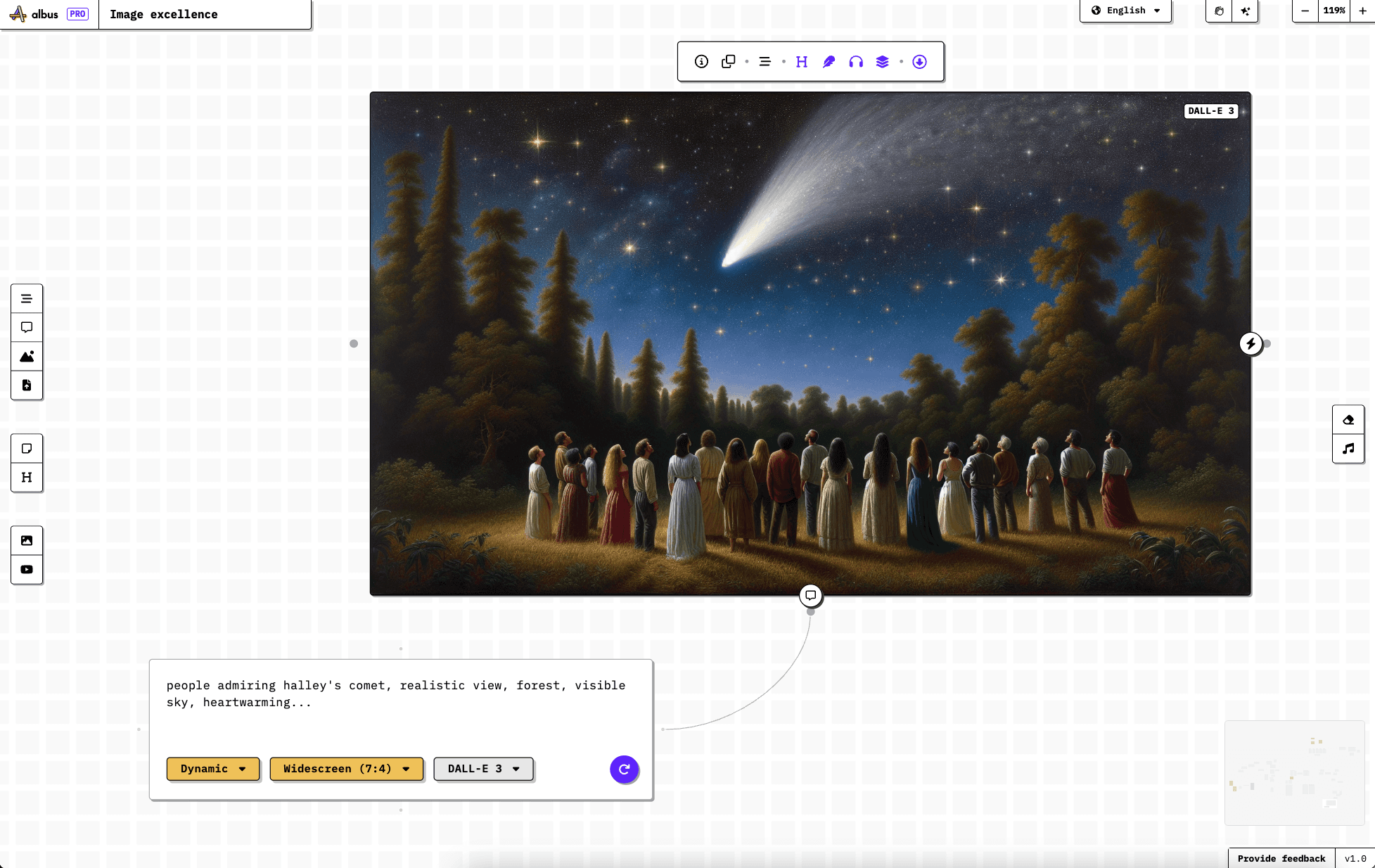 Image excellence: DALL-E 3 is live on Albus 🌠 ⚡️
