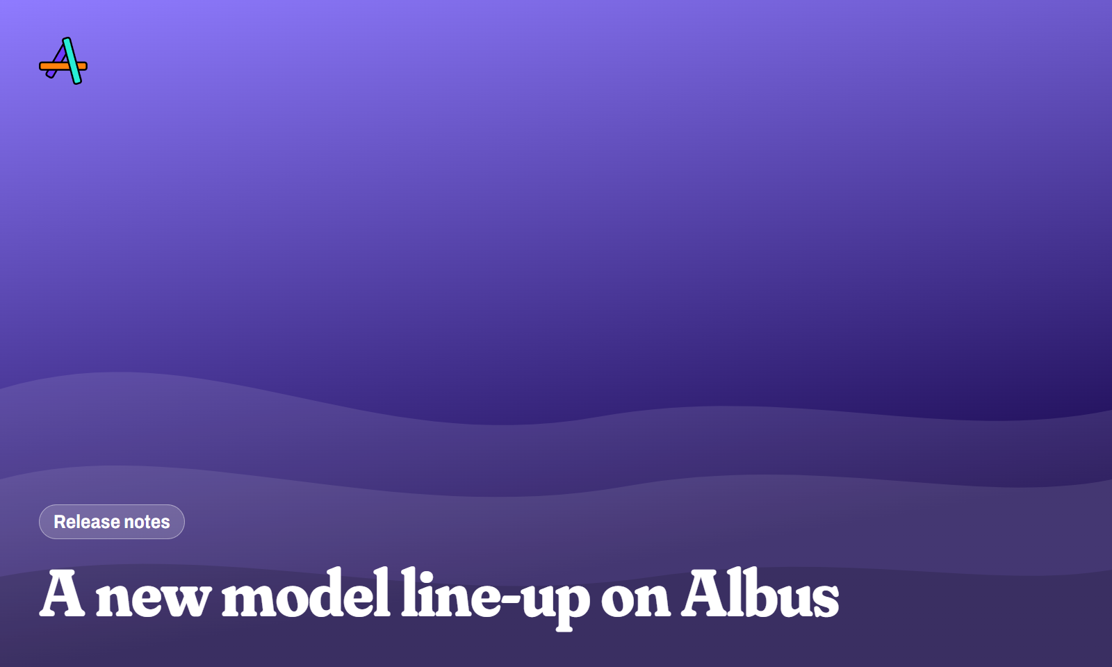 Neue Modellauswahl in Albus